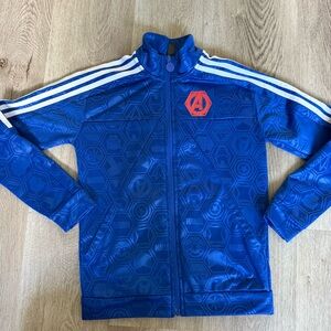 ADIDAS X MARVEL AVENGERS TRACK JACKET youth size small